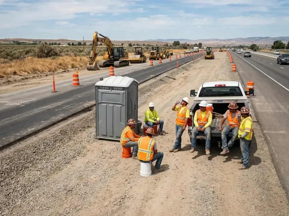 highway-road-construction-crew-007 — frequently asked questions, Porta Potty and Restroom Rentals in Royal Kunia, HI